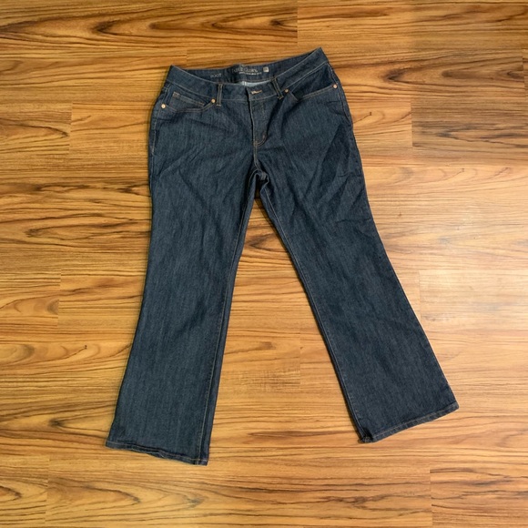 Faded Glory Denim - Faded Glory Petite Women’s Dark Wash Jeans